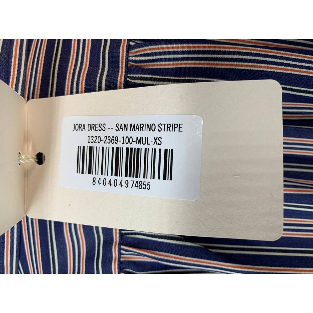 Doen Jora Dress San Marino Stripe XS Cotton Striped Mini Dress NEW - Picture 8 of 16